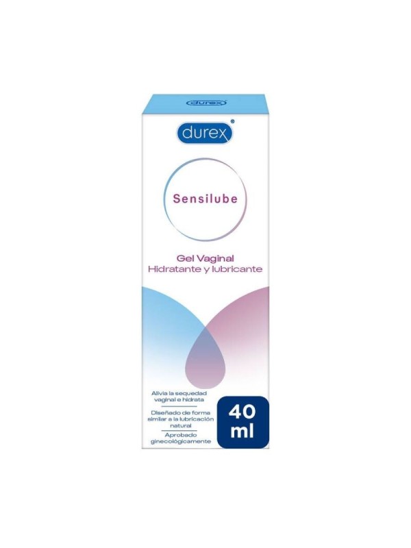 Durex - Sensilube Gel Lubrificante Idratante 40 Ml - DUREX LUBES - A Base Silicone | erosidea.com