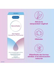 Durex - Sensilube Gel Lubrificante Idratante 40 Ml - DUREX LUBES - A Base Silicone | erosidea.com