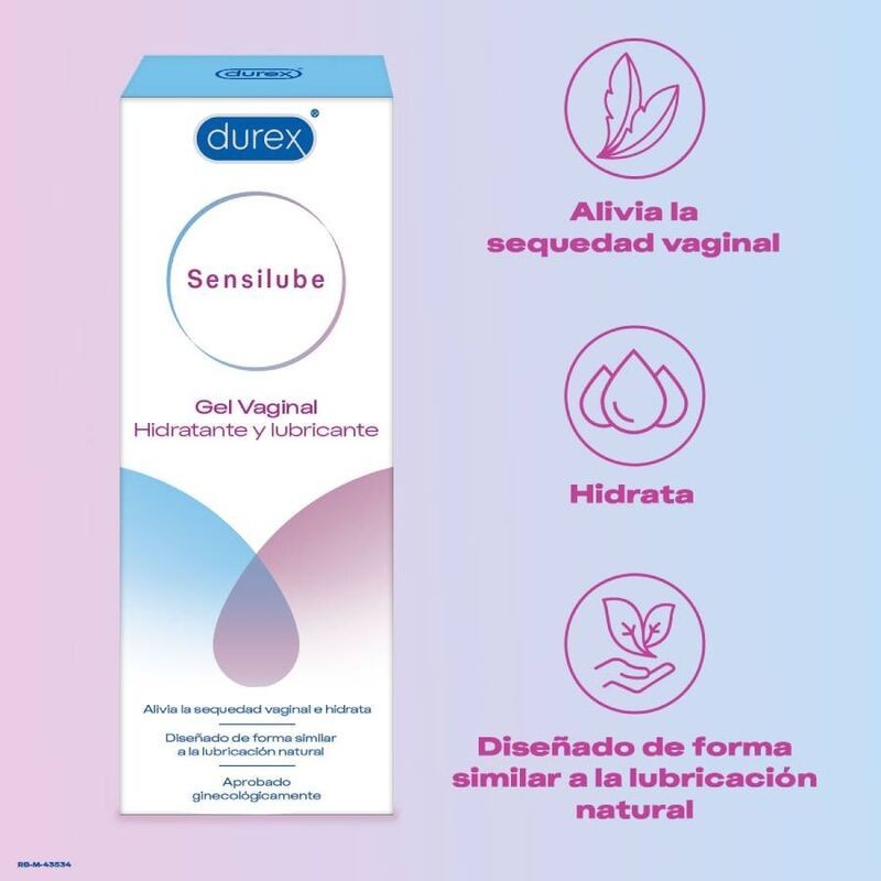 Durex - Sensilube Gel Lubrificante Idratante 40 Ml - DUREX LUBES - A Base Silicone | erosidea.com