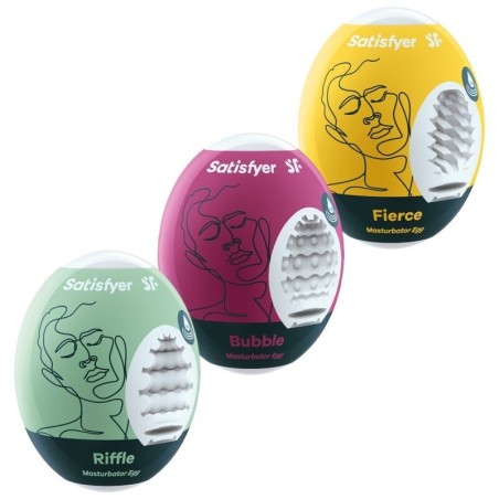 Masturbatore Ovetto Satisfyer Serie Eggcited 2 - SATISFYER EGGS - Masturbatori Mini | erosidea.com