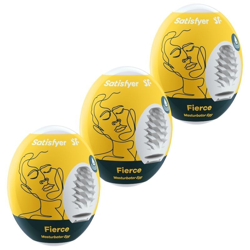 Satisfyer - 3 Uova Masturbatori Fierce - SATISFYER EGGS - Masturbatori Mini | erosidea.com