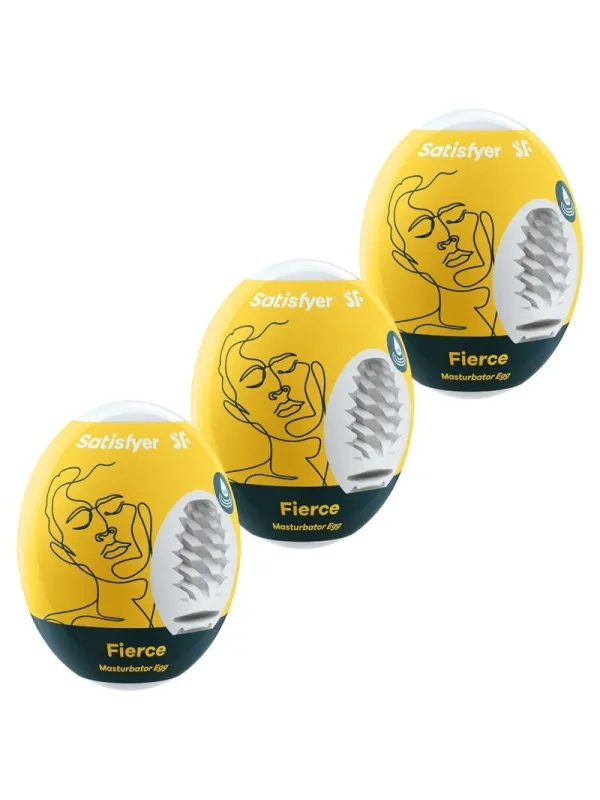Satisfyer - 3 Uova Masturbatori Fierce - SATISFYER EGGS - Masturbatori Mini | erosidea.com