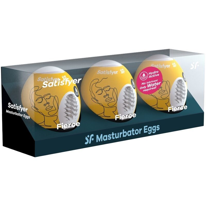 Satisfyer - 3 Uova Masturbatori Fierce - SATISFYER EGGS - Masturbatori Mini | erosidea.com
