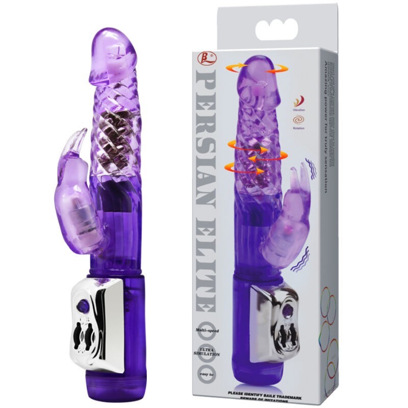Vibratore Rabbit Persian Elite Doppia Rotazione - BAILE ROTATIONS - Vibratori Rabbit | erosidea.com