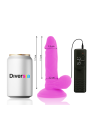 Diversia - Dildo Vibrante Flessibile 17 Cm - Viola - DIVERSIA - Vibratori Classici | erosidea.com