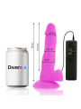Diversia - Dildo Vibrante Flessibile 18 Cm - Viola - DIVERSIA - Vibratori Classici | erosidea.com