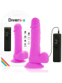 Diversia - Dildo Vibrante Flessibile 205 Cm - Viola - DIVERSIA - Vibratori Classici | erosidea.com