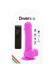 Diversia - Dildo Vibrante Flessibile 205 Cm - Viola - DIVERSIA - Vibratori Classici | erosidea.com
