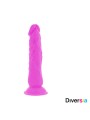 Diversia - Dildo Vibrante Flessibile 21 Cm - Viola - DIVERSIA - Vibratori Classici | erosidea.com