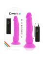 Diversia - Dildo Vibrante Flessibile 21 Cm - Viola - DIVERSIA - Vibratori Classici | erosidea.com