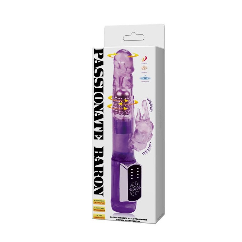 Vibratore Rabbit Baile Passion Baron - BAILE ROTATIONS - Vibratori Rabbit | erosidea.com