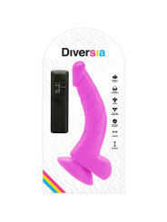 Diversia - Dildo Vibrante Flessibile 215 Cm - Viola - DIVERSIA - Vibratori Classici | erosidea.com