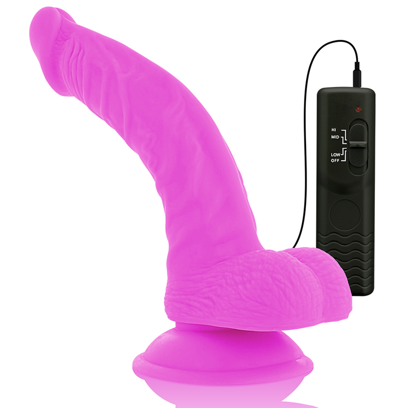 Diversia - Dildo Vibrante Flessibile 215 Cm - Viola - DIVERSIA - Vibratori Classici | erosidea.com