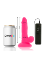 Diversia - Dildo Vibrante Flessibile 17 Cm - Rosa - DIVERSIA - Vibratori Classici | erosidea.com