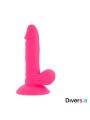 Diversia - Dildo Vibrante Flessibile 17 Cm - Rosa - DIVERSIA - Vibratori Classici | erosidea.com