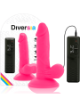 Diversia - Dildo Vibrante Flessibile 17 Cm - Rosa - DIVERSIA - Vibratori Classici | erosidea.com