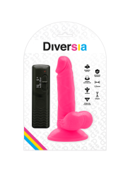 Diversia - Dildo Vibrante Flessibile 17 Cm - Rosa - DIVERSIA - Vibratori Classici | erosidea.com