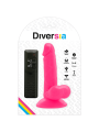 Diversia - Dildo Vibrante Flessibile 17 Cm - Rosa - DIVERSIA - Vibratori Classici | erosidea.com