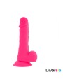Diversia - Dildo Vibrante Flessibile 205 Cm - Rosa - DIVERSIA - Vibratori Classici | erosidea.com