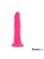 Diversia - Dildo Flessibile Con Vibrazione 23 Cm - Rosa - DIVERSIA - Vibratori Classici | erosidea.com