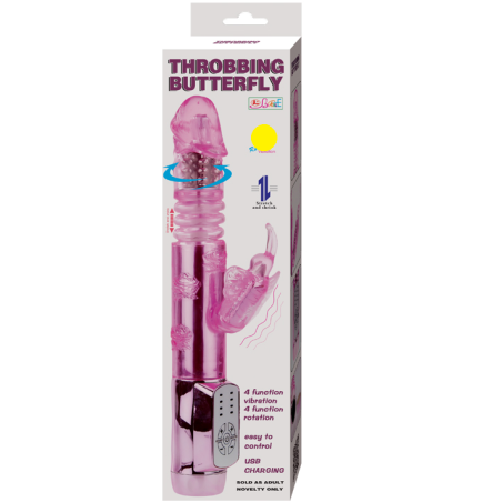 Us Rabbit Farfalla Pulsante - BAILE ROTATIONS - Vibratori Rabbit | erosidea.com