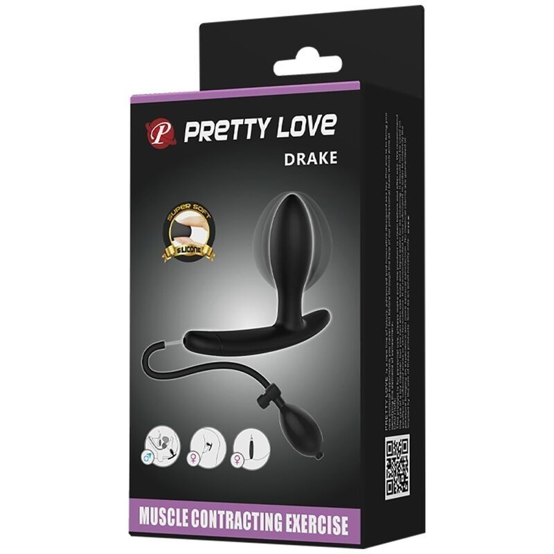 Plug Anale Gonfiabile Drake - PRETTY LOVE - Plug e Catene Anali | erosidea.com