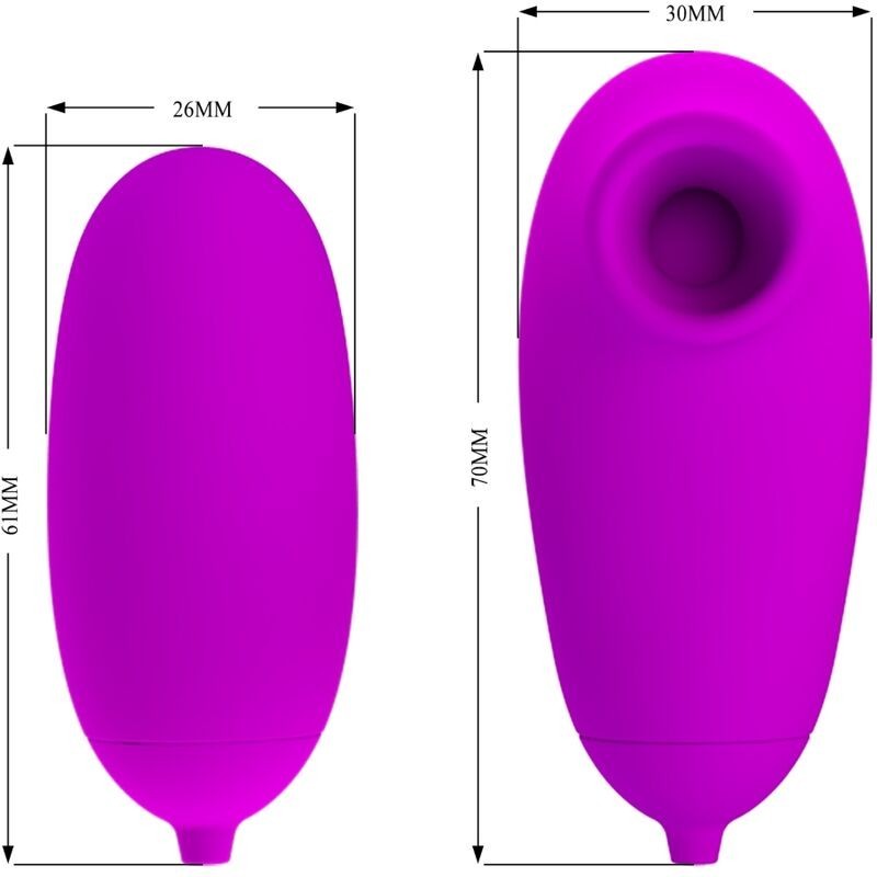 Pretty Love - Succhia Clitoride Vibrante - Viola - PRETTY LOVE - Succhia Clitoride | erosidea.com