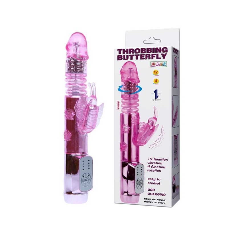 Us Rabbit Farfalla Pulsante - BAILE ROTATIONS - Vibratori Rabbit | erosidea.com