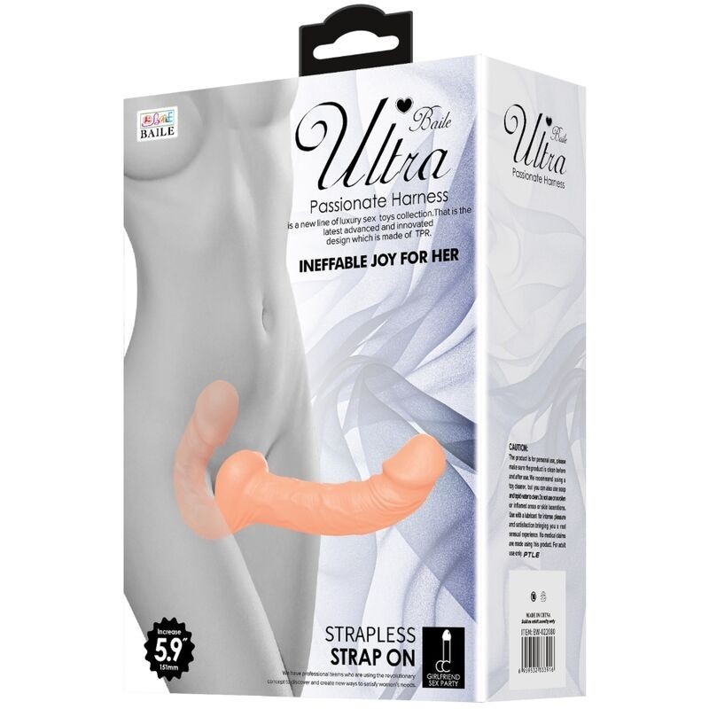 Dildo Da Ultra Appassionato Con Imbragatura Senza Supporto - BAILE HARNESS COLLECTION - Strap-on e Imbracature | erosidea.com