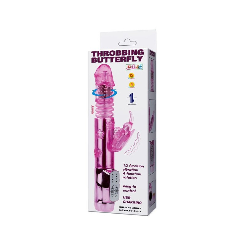 Us Rabbit Farfalla Pulsante - BAILE ROTATIONS - Vibratori Rabbit | erosidea.com