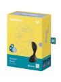 App Tappo Vibrante Sweet Seal Nero - SATISFYER CONNECT - Plug e Catene Anali | erosidea.com