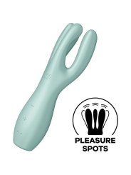 Vibratore Threesome 3 Menta - SATISFYER VIBRATOR - Vibratori | erosidea.com