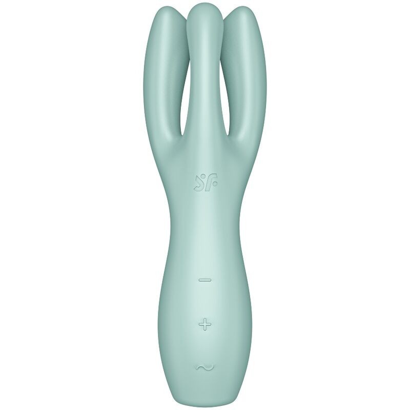 Vibratore Threesome 3 Menta - SATISFYER VIBRATOR - Vibratori | erosidea.com