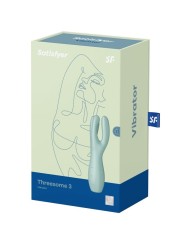 Vibratore Threesome 3 Menta - SATISFYER VIBRATOR - Vibratori | erosidea.com