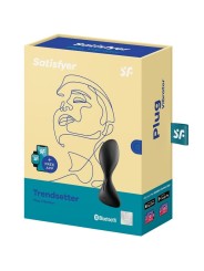 App Trendsetter Plug Vibrante Nera - SATISFYER CONNECT - Plug e Catene Anali | erosidea.com