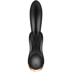 APP VIBRATORE DOPPIO FLEX NERO - SATISFYER CONNECT - Vibratori | erosidea.com