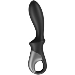 VIBRATORE APP ANALE HEAT CLIMAX NERO - SATISFYER CONNECT - Vibratori | erosidea.com