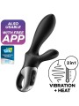 Vibratore Heat Climax+ App Anale Nero - SATISFYER CONNECT - Plug e Catene Anali | erosidea.com