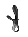 Vibratore Heat Climax+ App Anale Nero - SATISFYER CONNECT - Plug e Catene Anali | erosidea.com