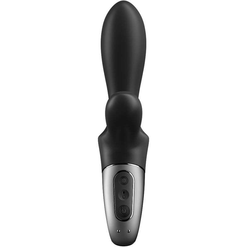 Vibratore Heat Climax+ App Anale Nero - SATISFYER CONNECT - Plug e Catene Anali | erosidea.com