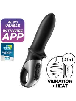Vibratore Anale Satisfyer Hot Passion Nero Con App