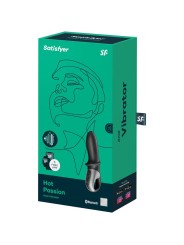 Vibratore Anale Satisfyer Hot Passion Nero Con App - SATISFYER CONNECT - Vibratori Anali | erosidea.com