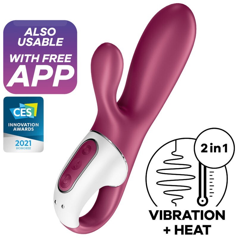 Satisfyer - Vibratore Hot Bunny Gspot - SATISFYER CONNECT - Vibratori | erosidea.com