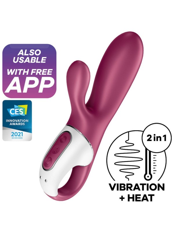 Satisfyer - Vibratore Hot Bunny Gspot - SATISFYER CONNECT - Vibratori | erosidea.com