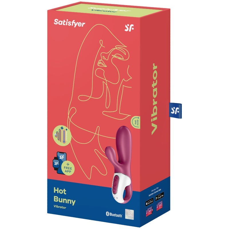 Satisfyer - Vibratore Hot Bunny Gspot - SATISFYER CONNECT - Vibratori | erosidea.com