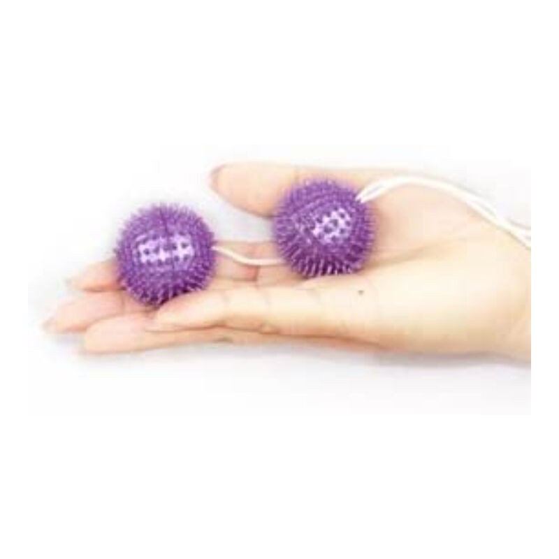 Un Piacere Profondo Sfere Strutturate Viola 3.60 Cm - BAILE STIMULATING - Ovetti Palline Sfere | erosidea.com