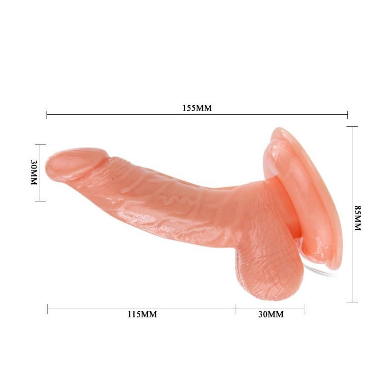 Vibratore Realistico Baile Super Rota Dong - BAILE VIBRATORS - Vibratori Realistici | erosidea.com
