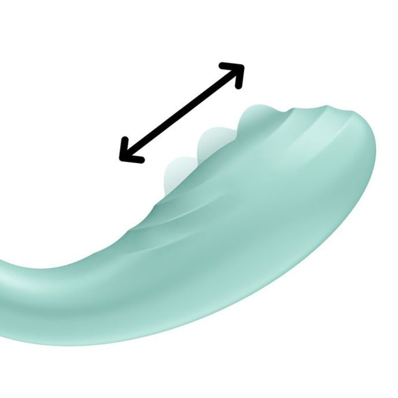 Vibratore Rrrolling Pleasure Gspot Verde - SATISFYER VIBRATOR - Vibratori | erosidea.com