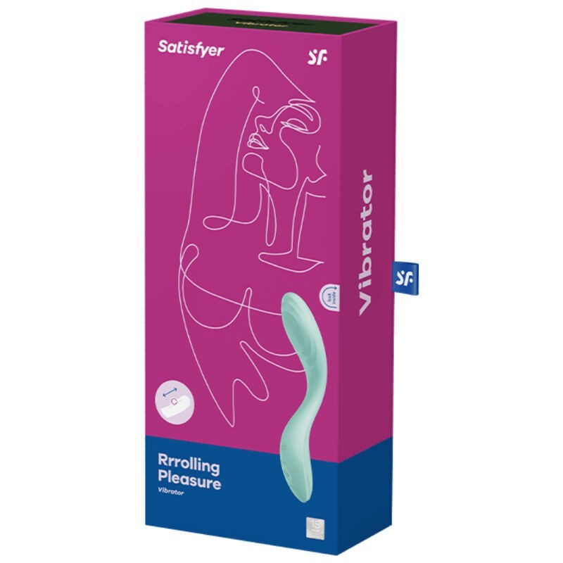 Vibratore Rrrolling Pleasure Gspot Verde - SATISFYER VIBRATOR - Vibratori | erosidea.com