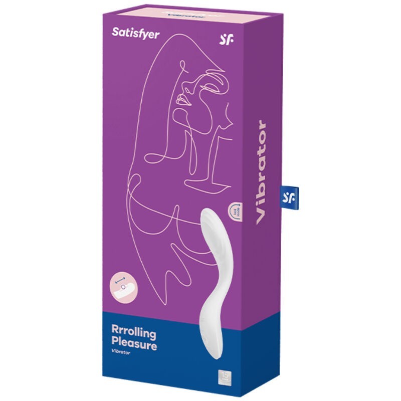 Vibratore Rrrolling Pleasure Gspot Bianco - SATISFYER VIBRATOR - Vibratori | erosidea.com